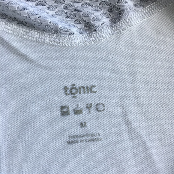 Tonic Active White Mesh Top - Picture 6 of 7